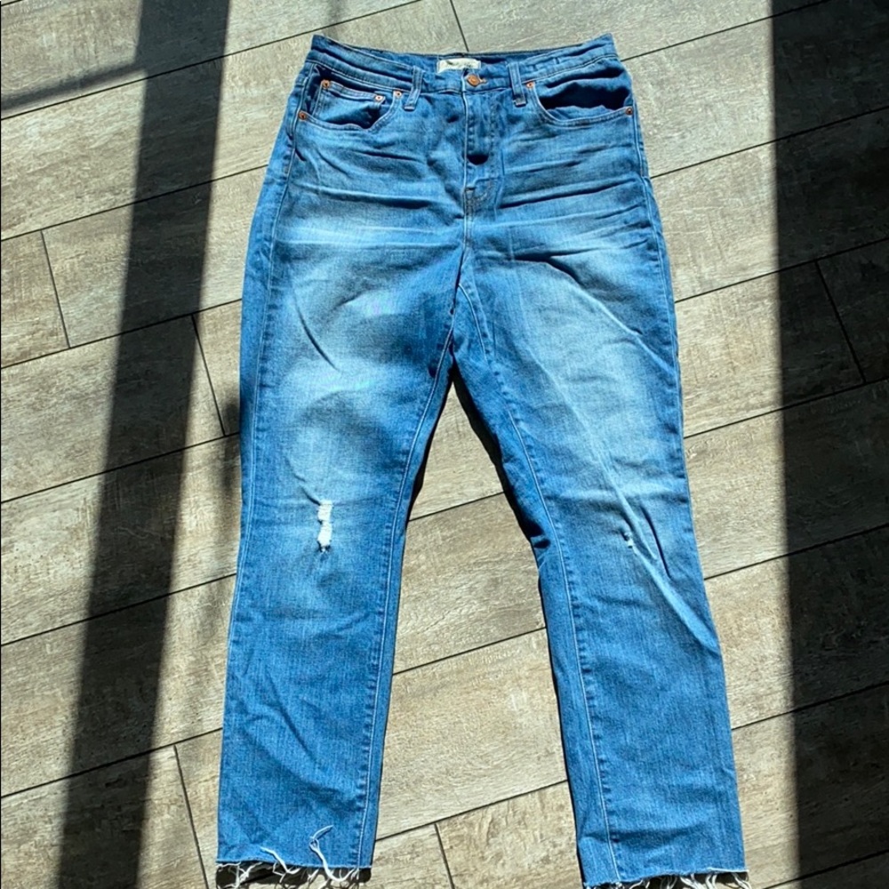 The High-Rise Slim Crop Boyjean size 29